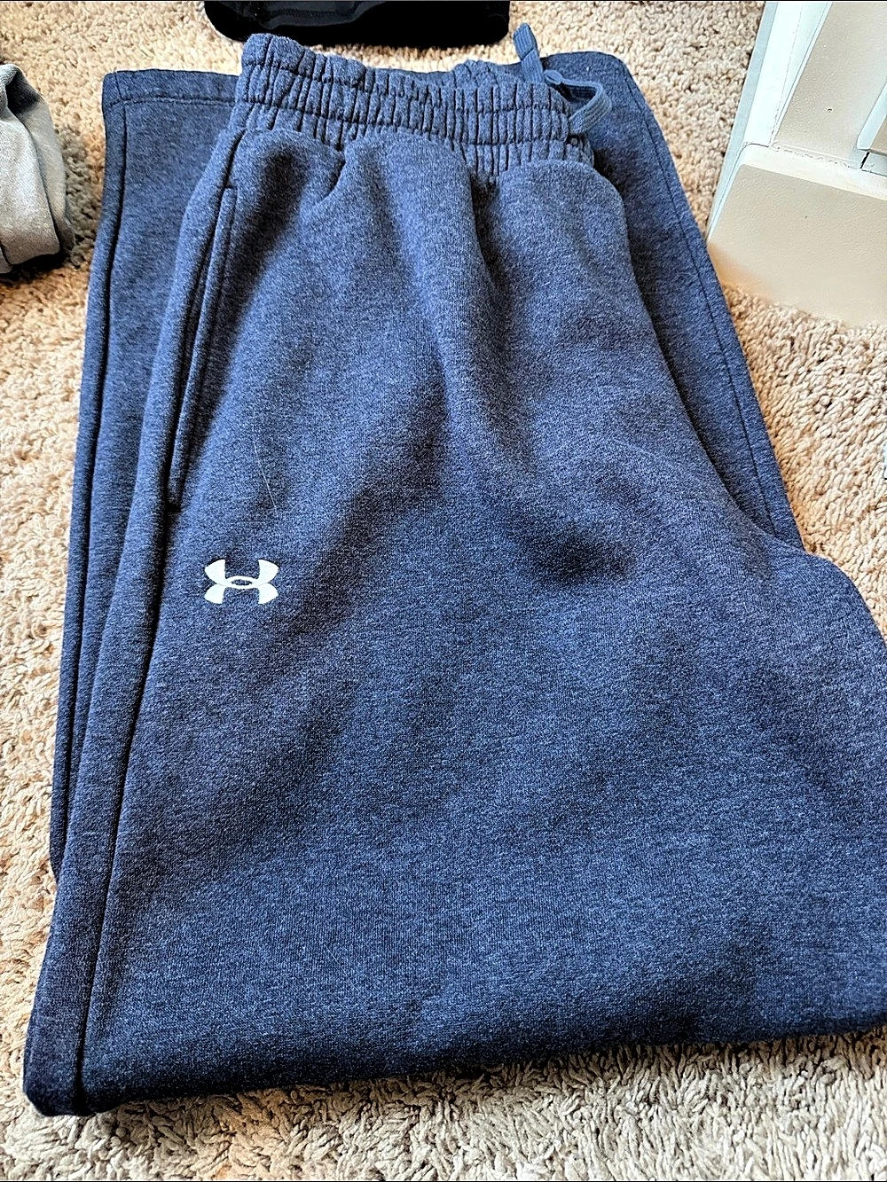 Under Armour Fleece Jogger Pants in Blue